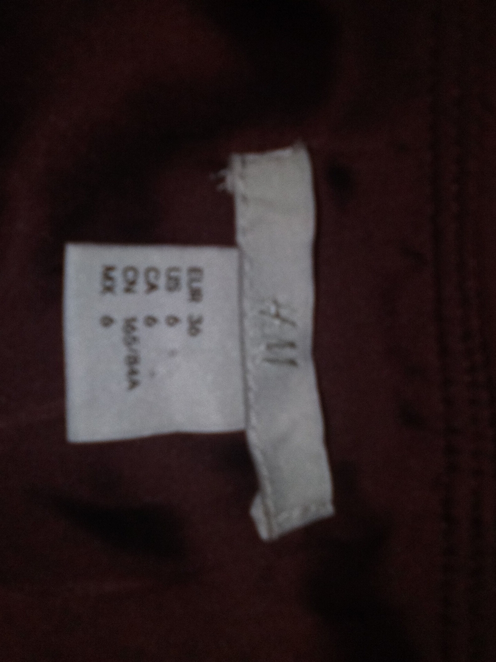 H&M Whimsigoth Burgundy Lace Maxi Dress Black Trim Fairy Grunge Boho Witchy Goth - Picture 7 of 8